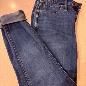 Madewell Dark Blue Ankle Jeans